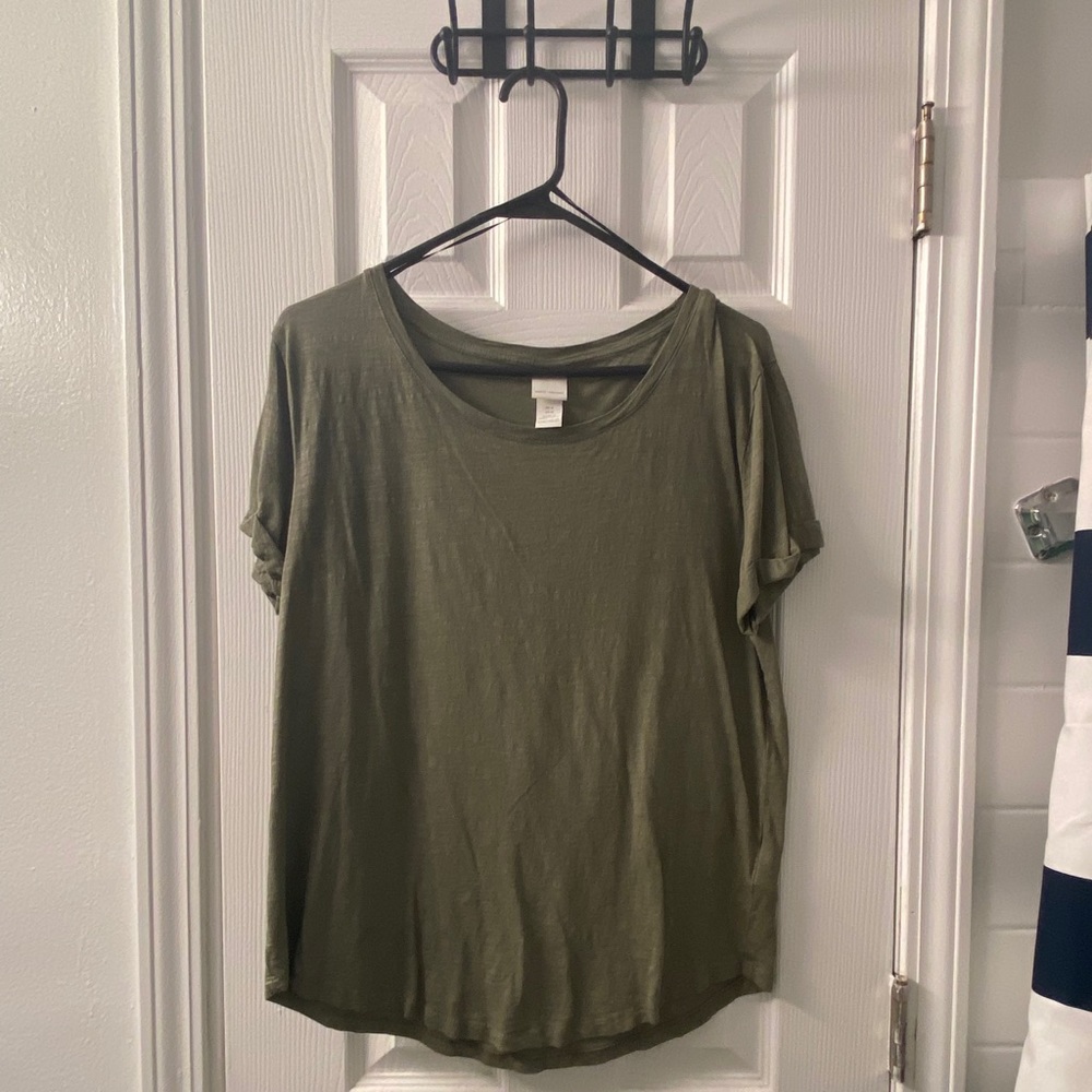 H&M Green T size M